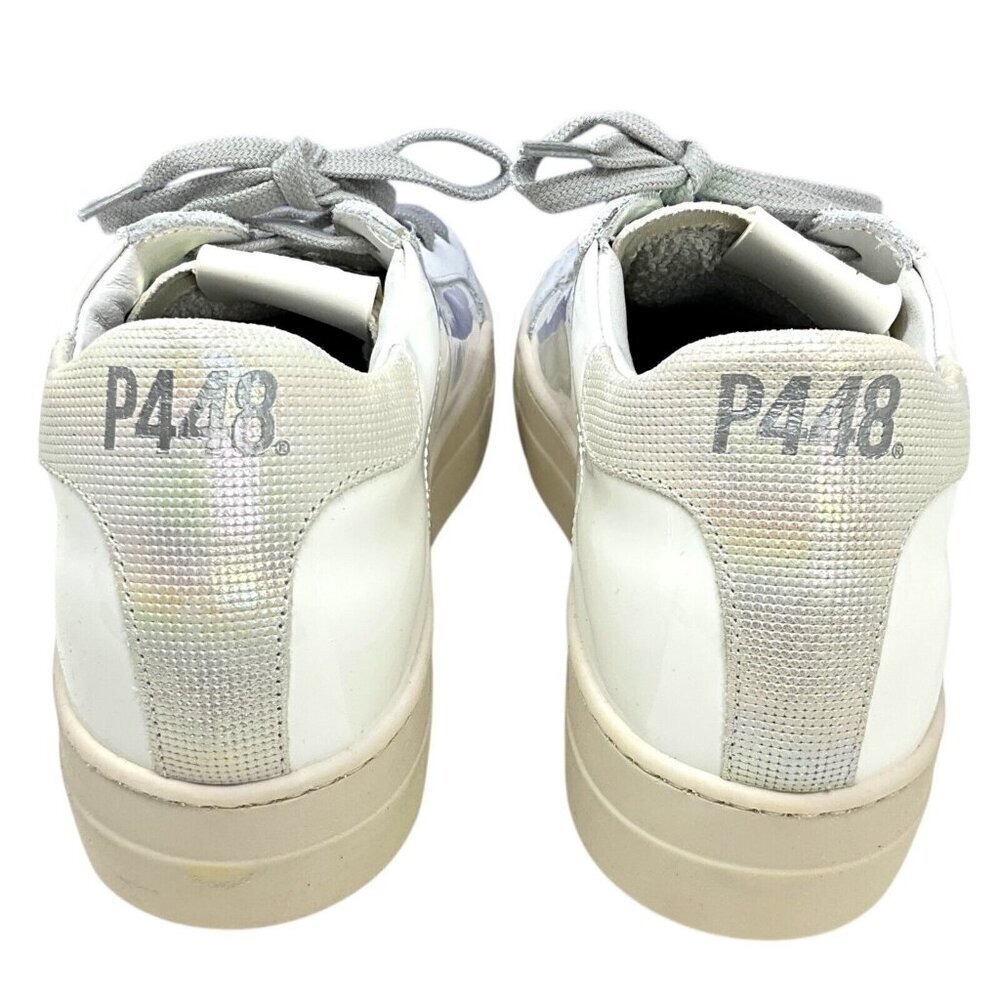 NIB P448 Thea Sneakers Unicorn US Size 8.5 EUR 39 Platform Low Top Leather Italy - Picture 5 of 15